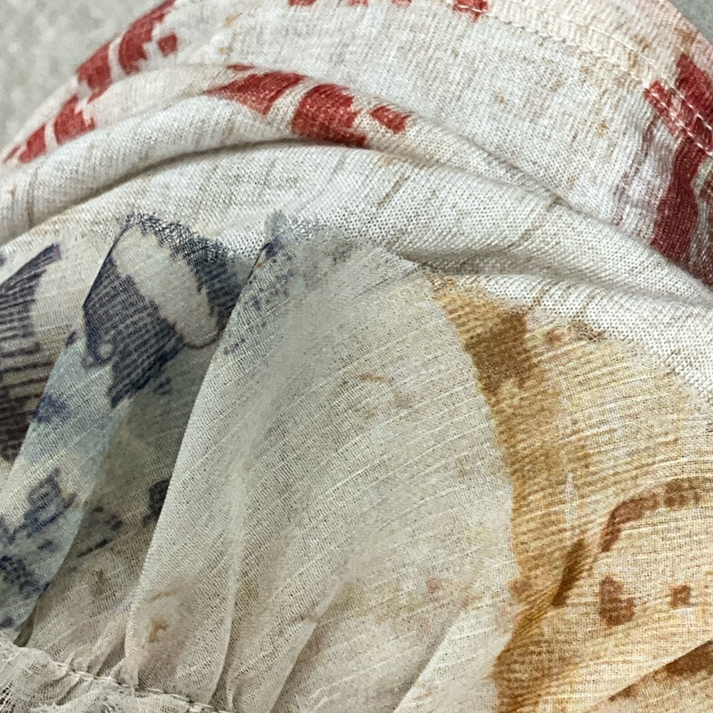 Anthropologie Tiny Bohemian Patchwork Ruffle Blou… - image 7